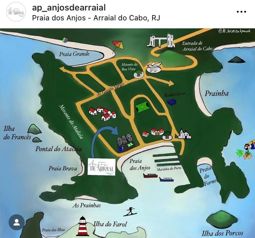 Ap Anjos De Arraial - Residencial De Frente Para A Praia Dos Anjos - Arraial Do Cabo Extérieur photo
